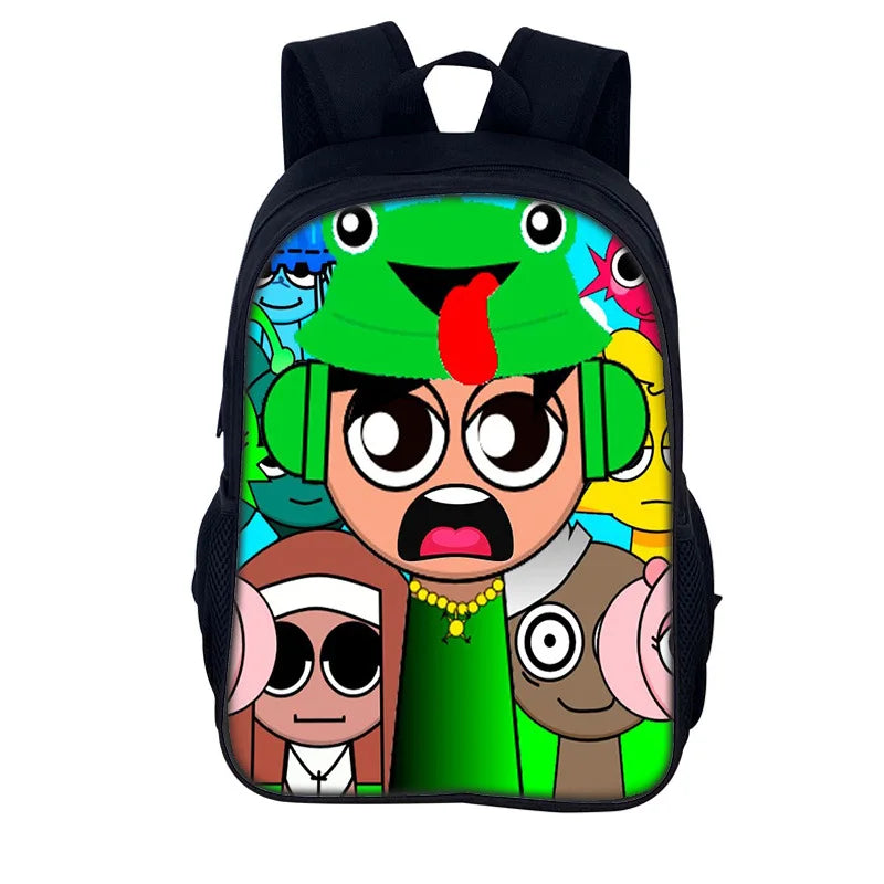 Sprunki Incredibox Student School Backpack