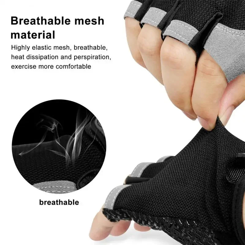 Breathable Half Finger Cycling Gloves