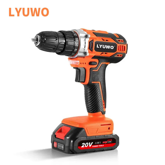 LYUWO 20V Cordless Electric Drill