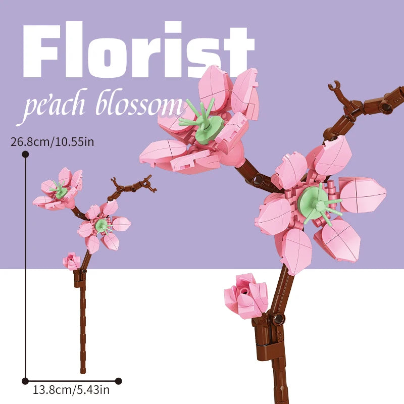 DIY Flower Building Block Bouquet