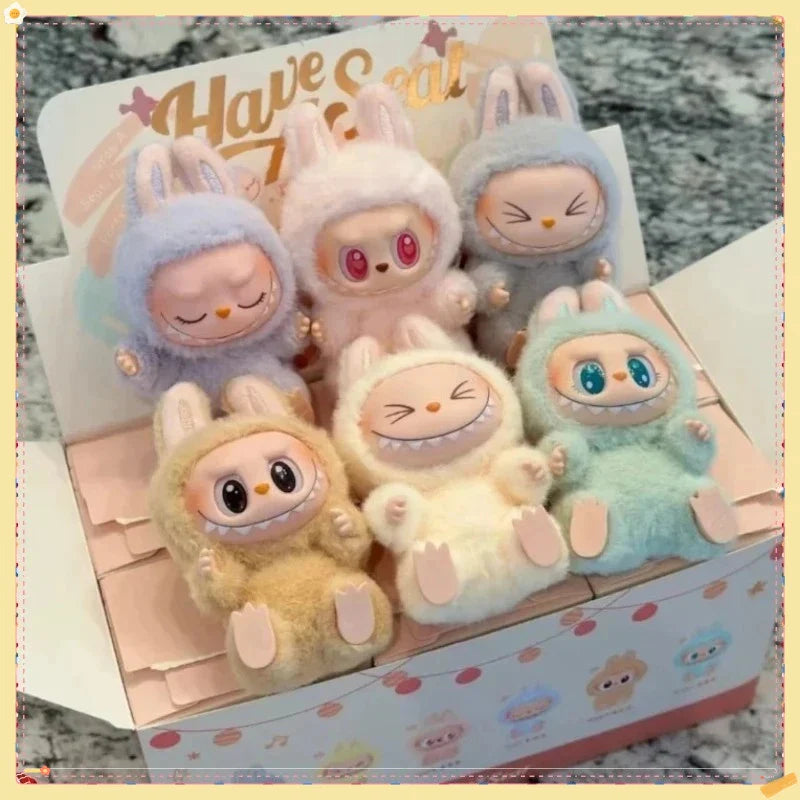 MINISO Kawaii Labubu Macaron Doll