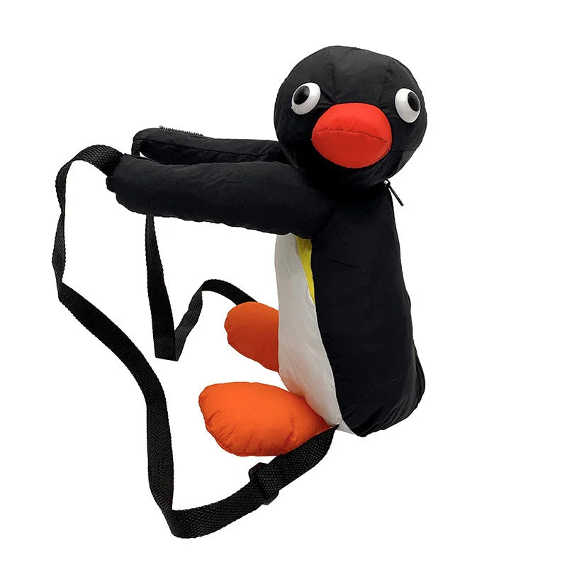 Cute Cartoon Penguin Plush Backpack