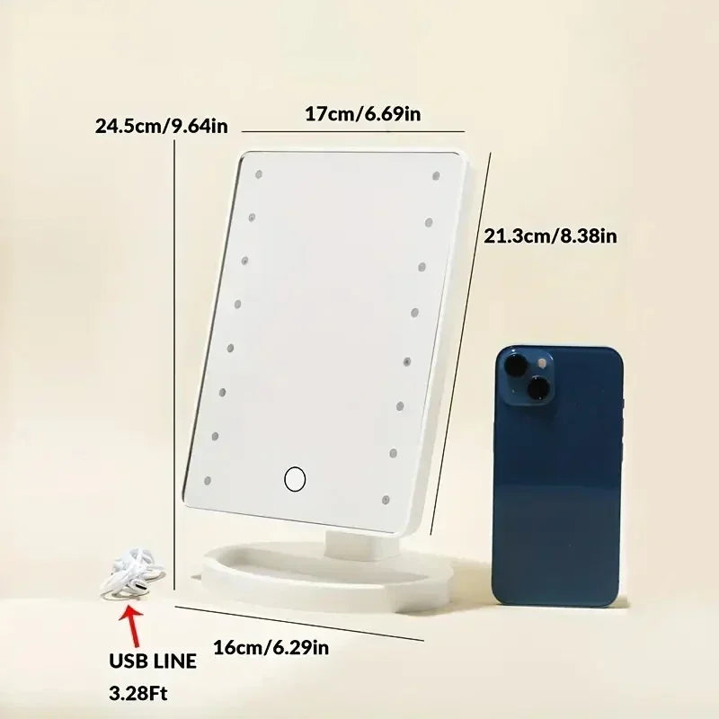 16/22 LED Touch Vanity Mirror