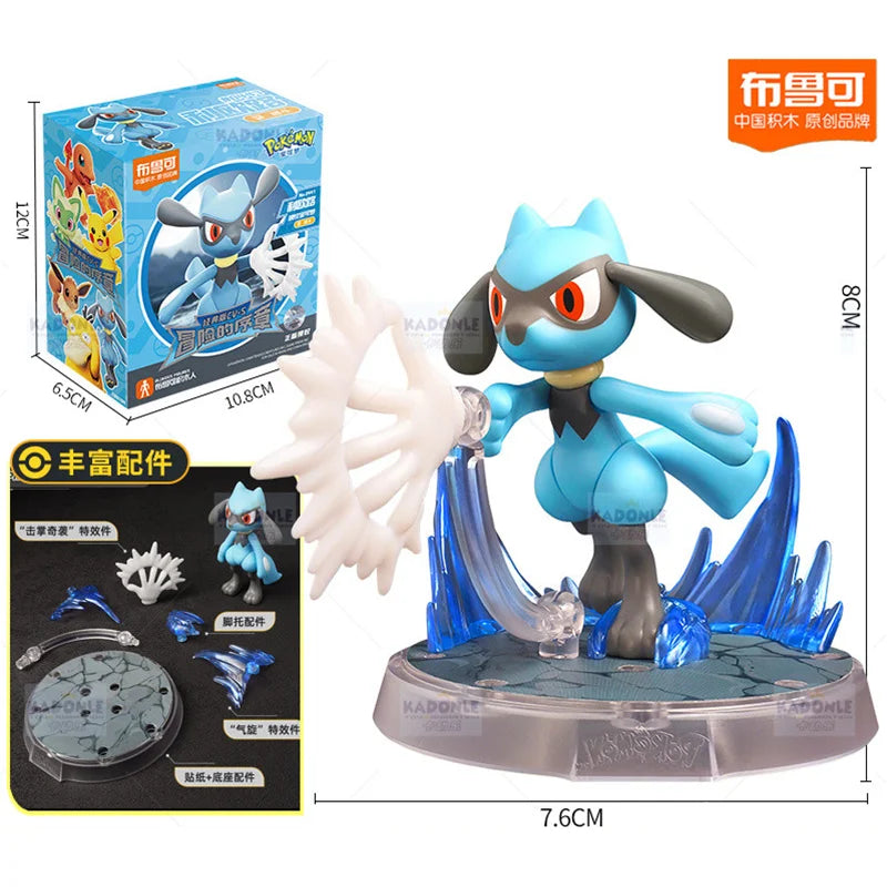 Pokemon Pikachu Charizard Greninja Blocks