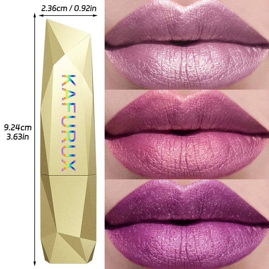21 Colors Glitter Metallic Lipstick