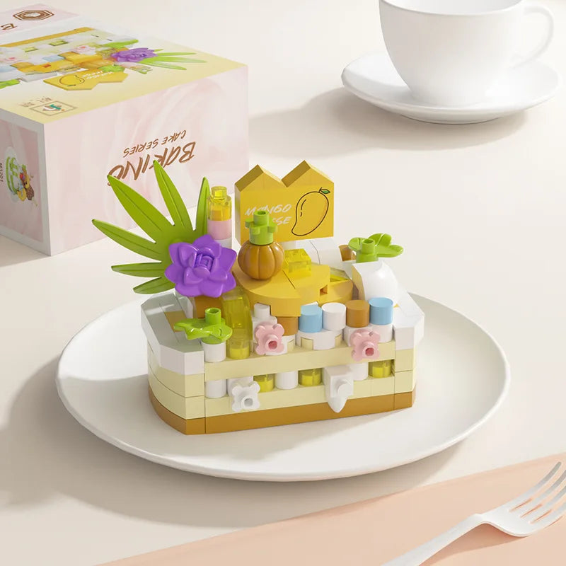 Mini Block Cake Building Toy