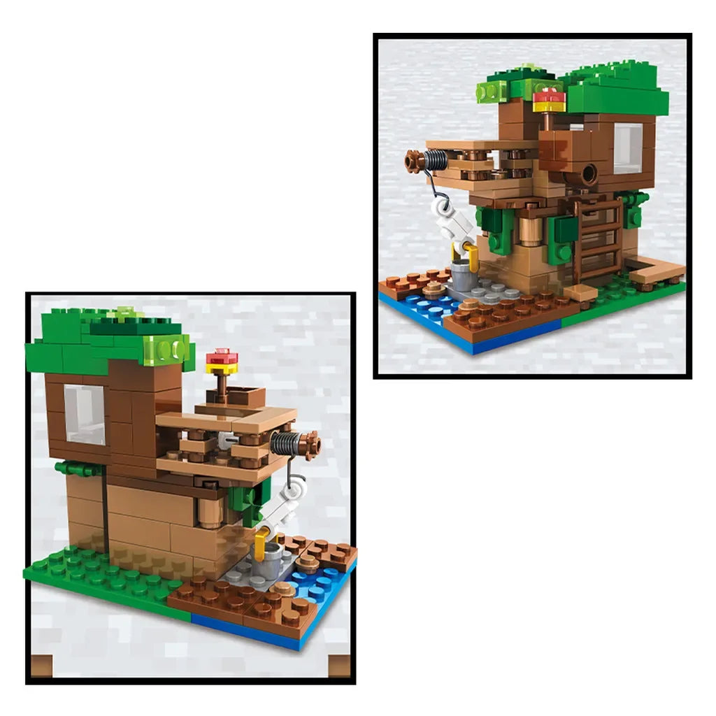 Cartoon Tree House Building Blocks