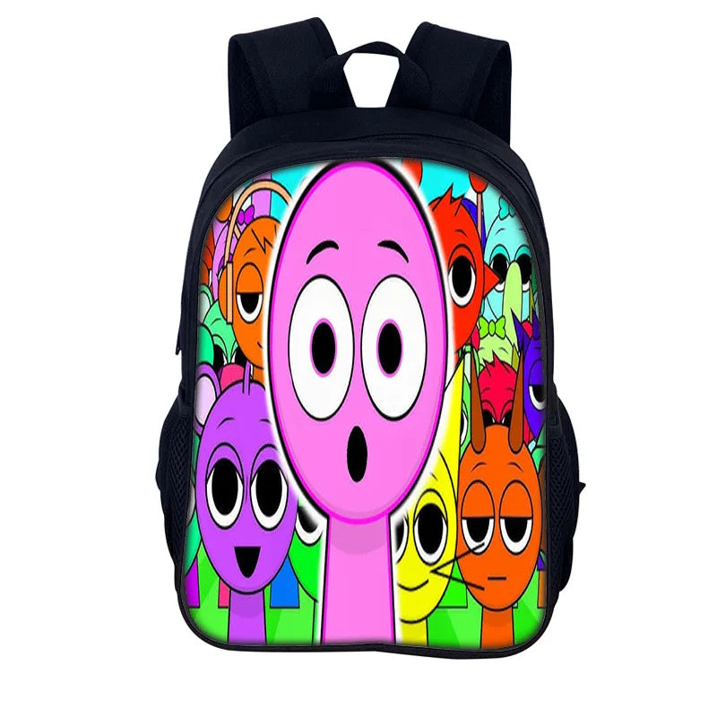 Sprunki Incredibox Student School Backpack