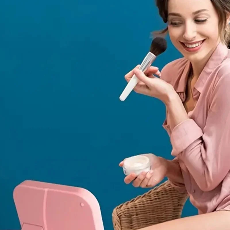 Touch LED Travel Makeup Mirror