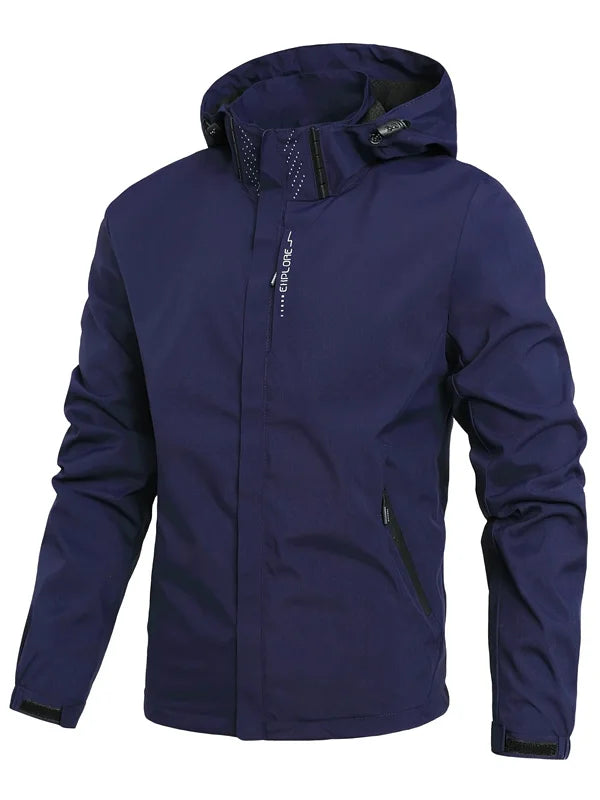 Men’s Waterproof Lightweight Rain Jacket