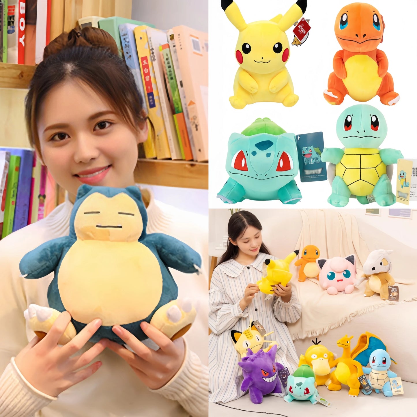 Cute Pokémon Plush Toy Collection
