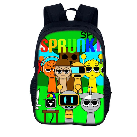 Sprunki Incredibox Student School Backpack