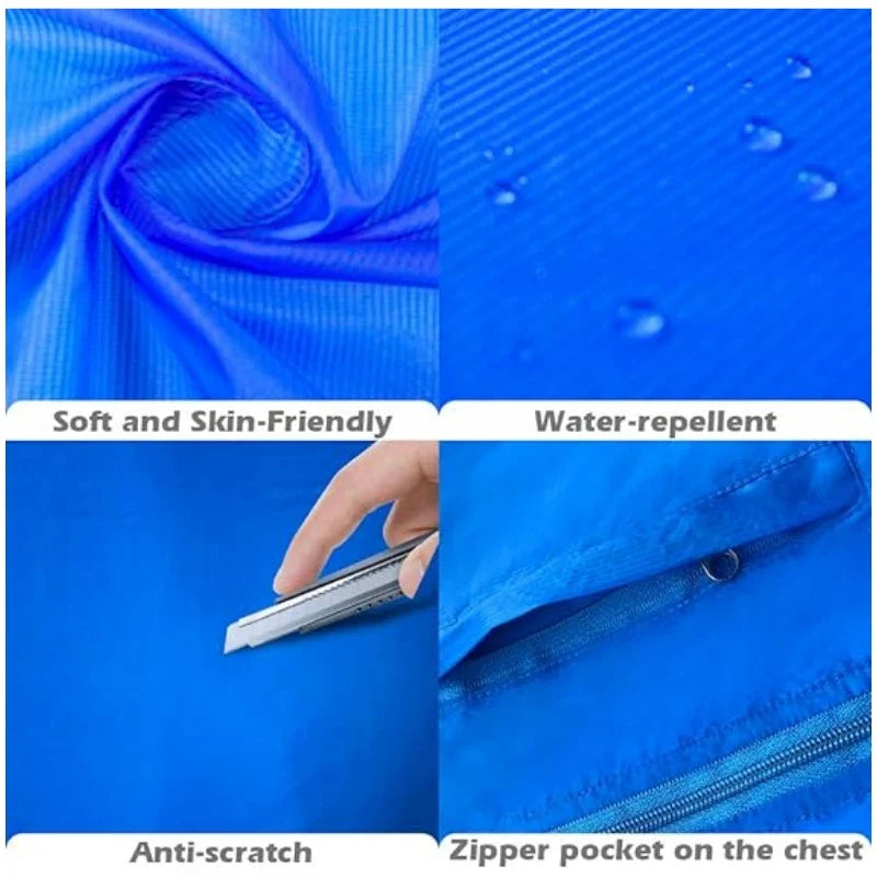 Unisex Waterproof Camping Rain Jacket