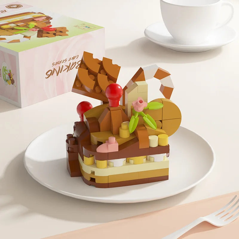 Mini Block Cake Building Toy