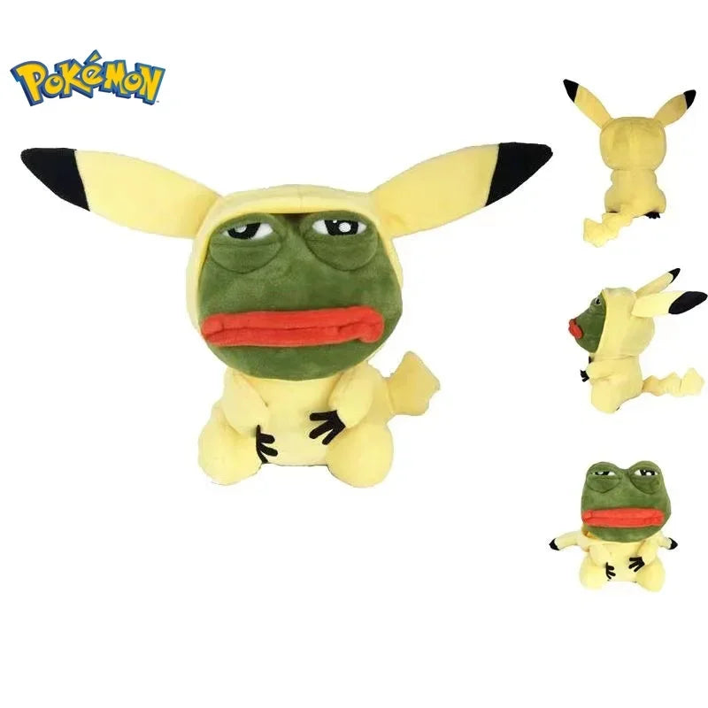 Pokemon Pikachu Frog Plush Toy