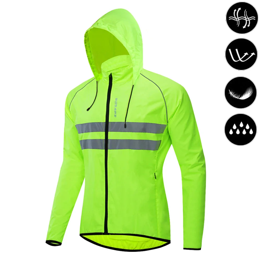 WOSAWE Men’s Cycling Windbreaker Jacket