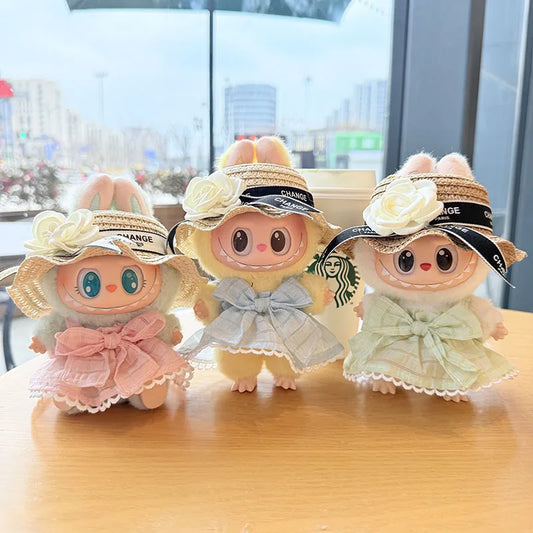 Black Camellia Labubu Outfit