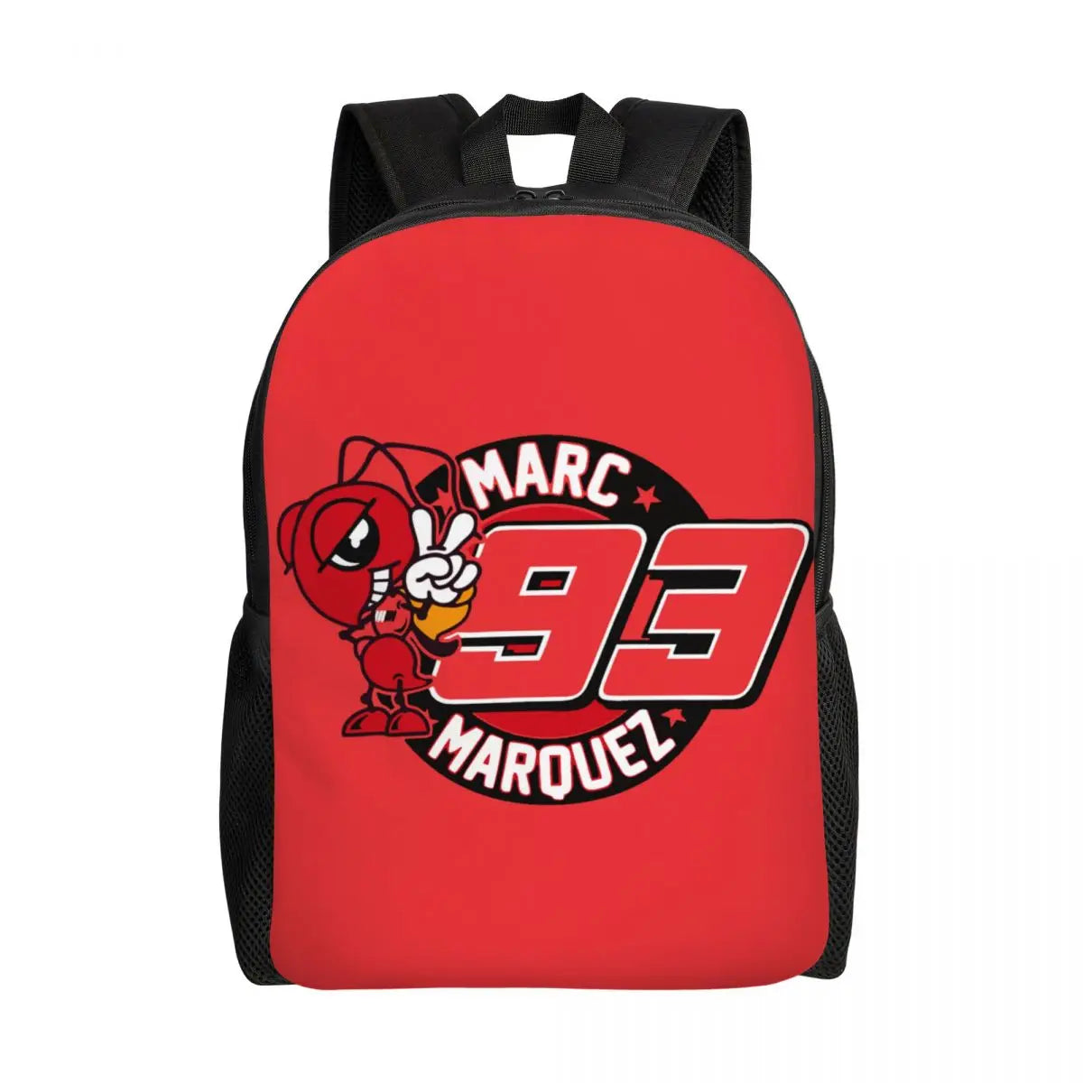 Motorcycle Marquez School Travel Backpack