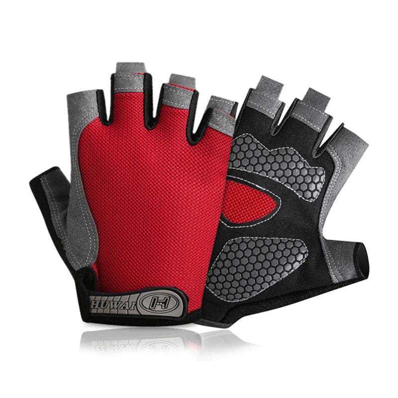 Fingerless Weightlifting Gym Gloves