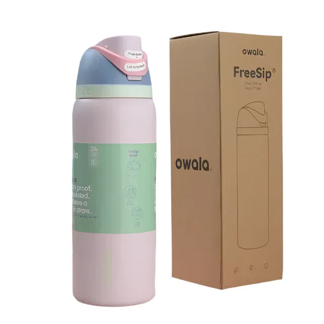 Owala Free Sip Water Bottle Rose