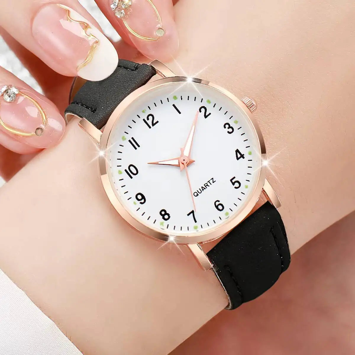 Arabic Dial Women Quartz Watch