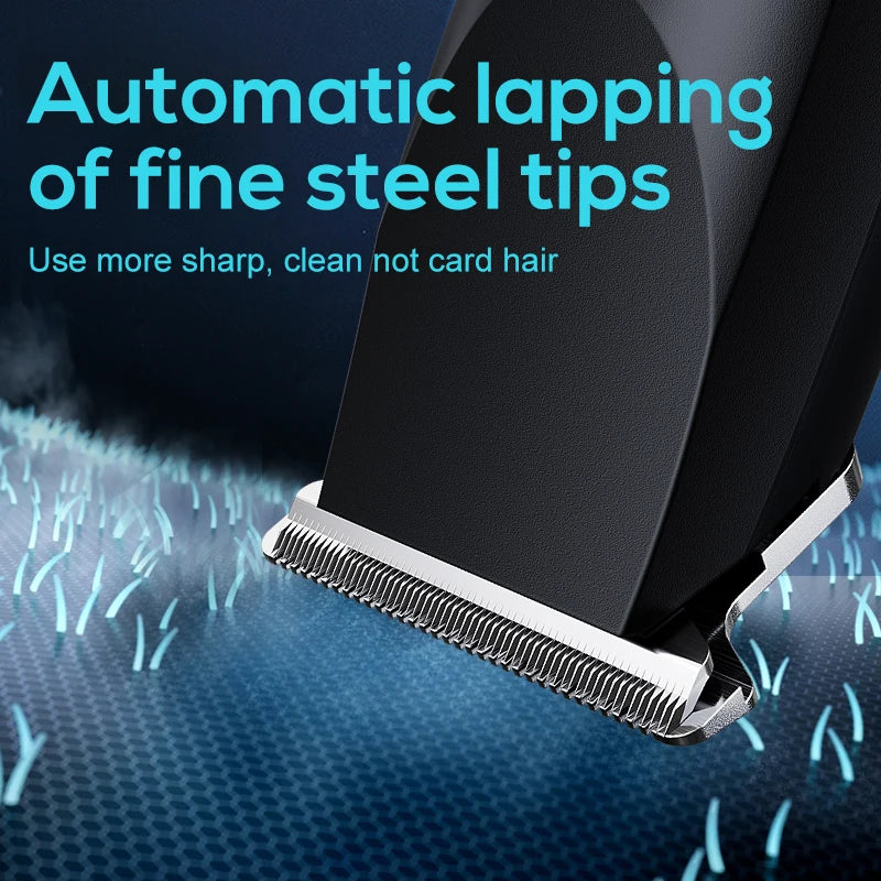 Design of adjustable cutter head with USB charging for electric hair clipper hair and beard trimming