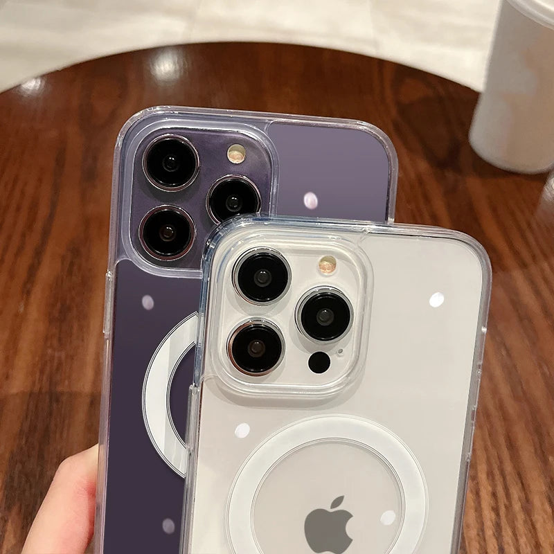MagSafe Transparent Wireless Charging Case