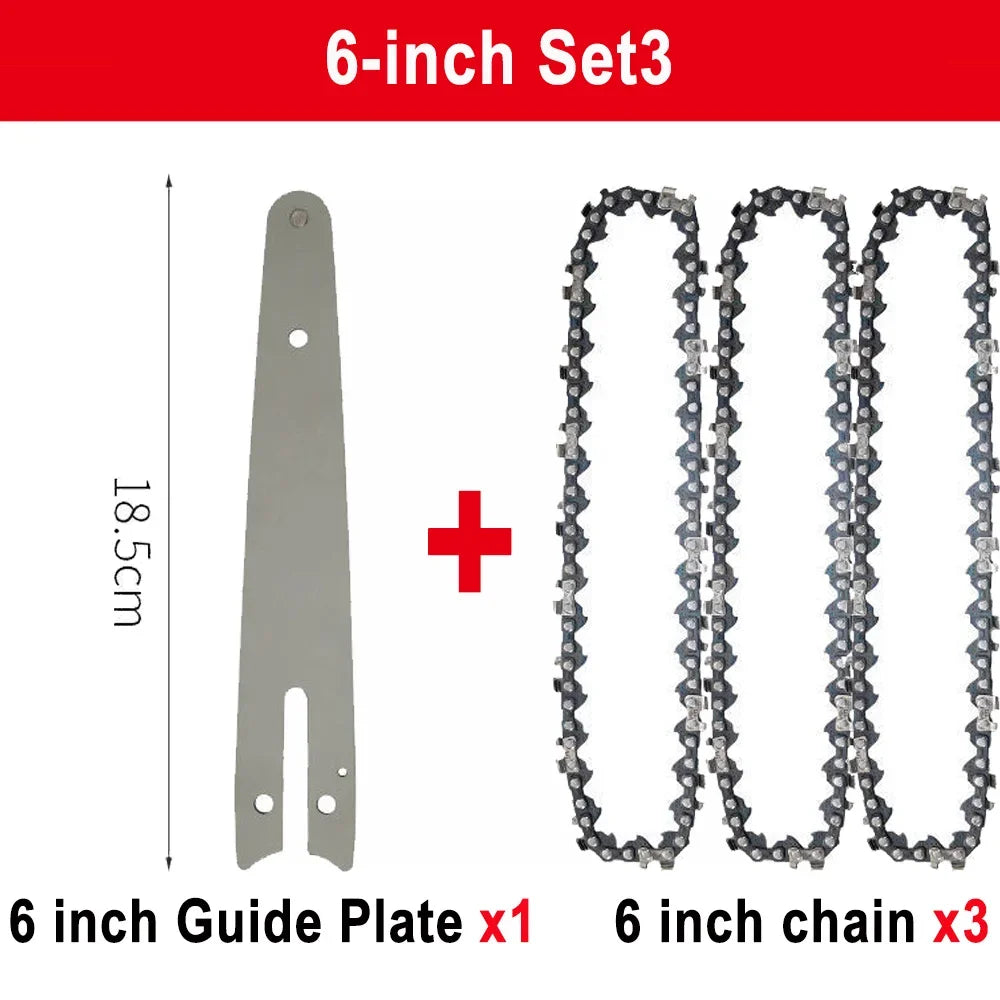 6-Inch Rechargeable Mini Electric Chainsaw