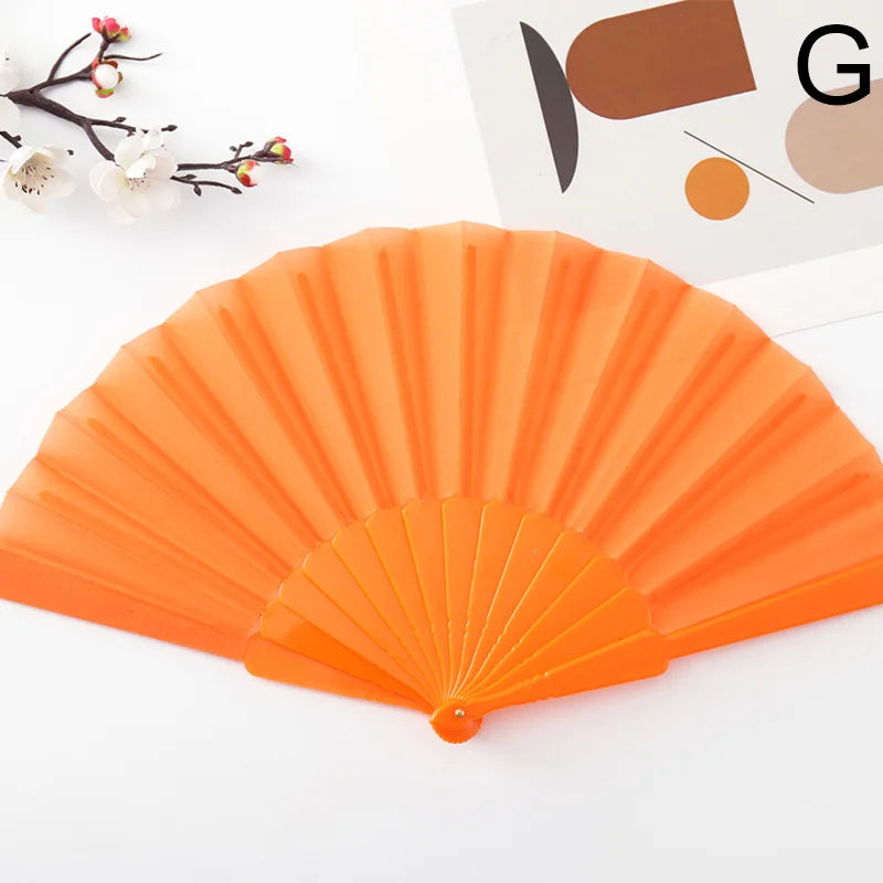 Vintage Silk Bamboo Folding Fan