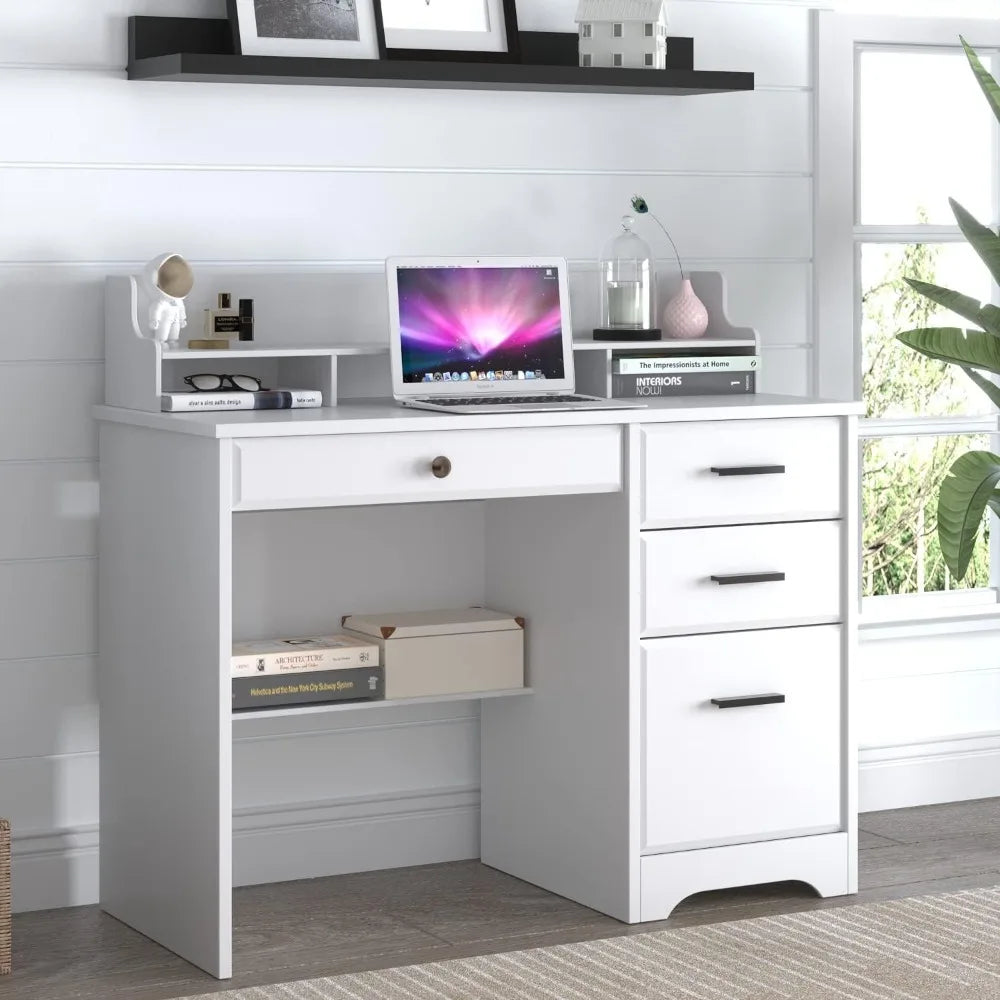 Computer Desk with Storage Drawers