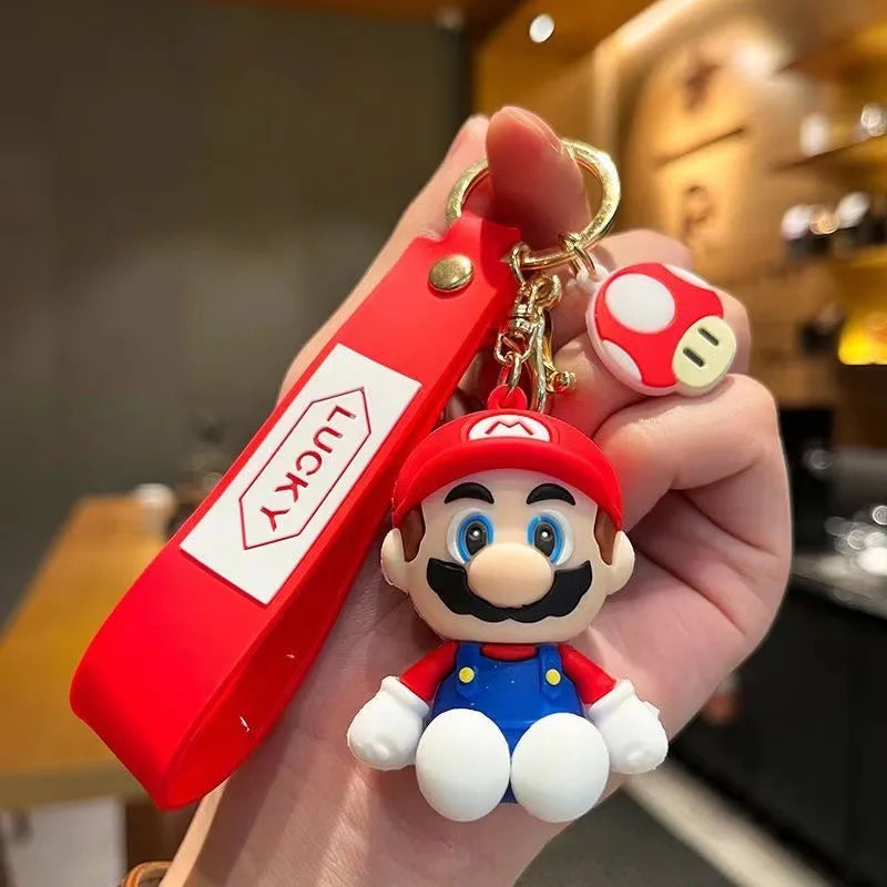 Super Mario Keychain Figure Set