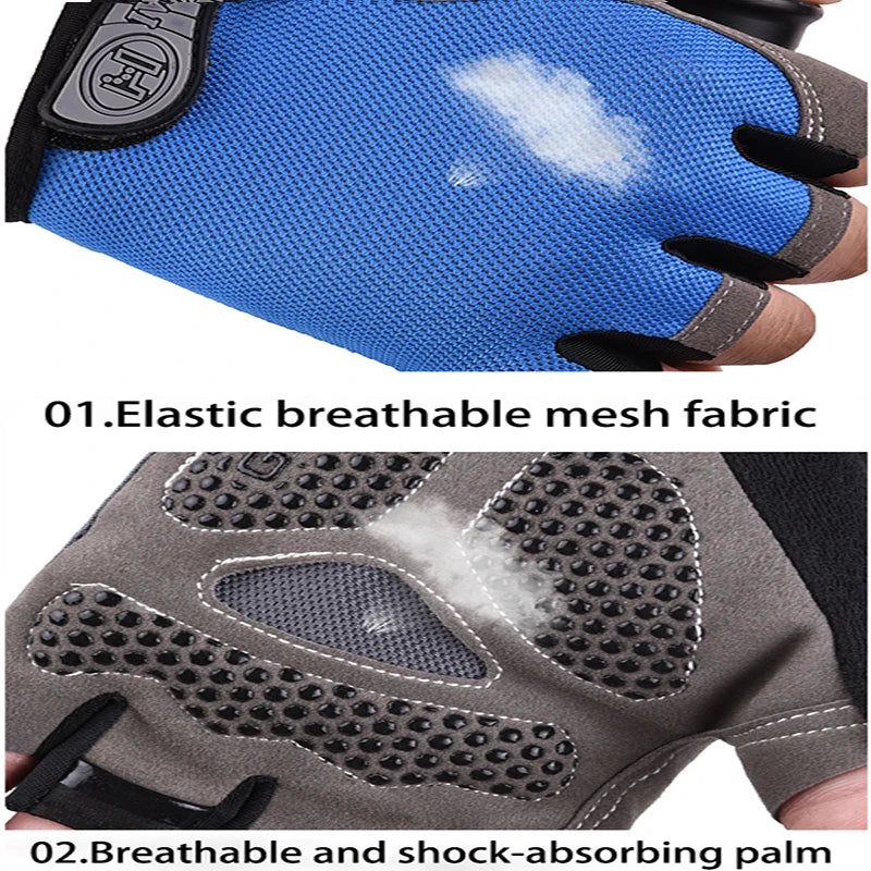 Men Women Half Finger Gloves