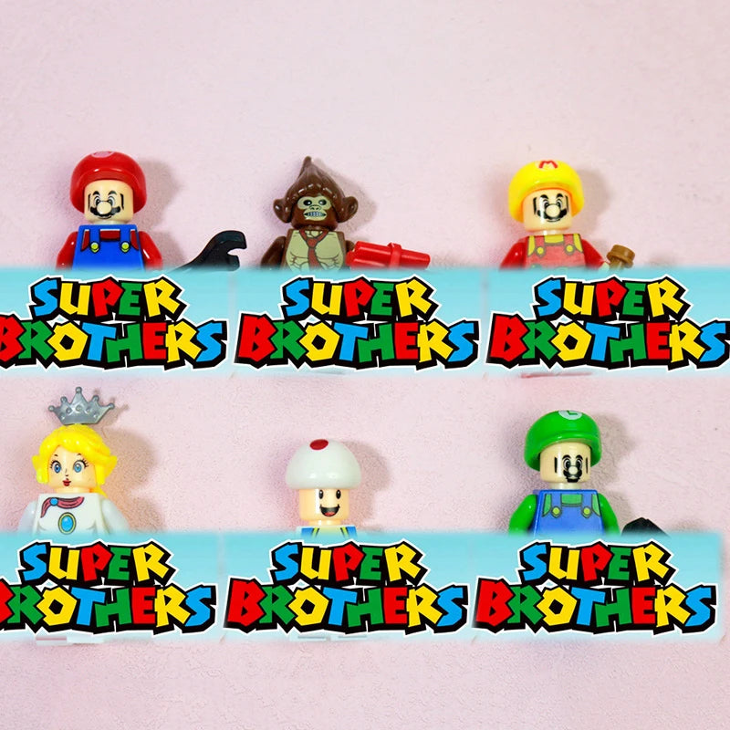 Mario Sonic Building Blocks Toys