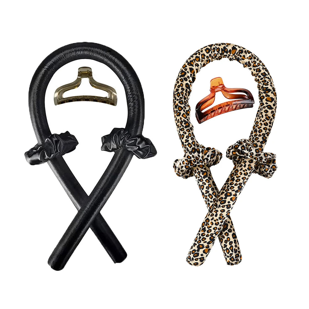 1-2Set Woman Heatless Curling Rod Heatless Hair Curls Headband Make Hair Soft Shiny Hair Curler Hairdressing Tools Accessories