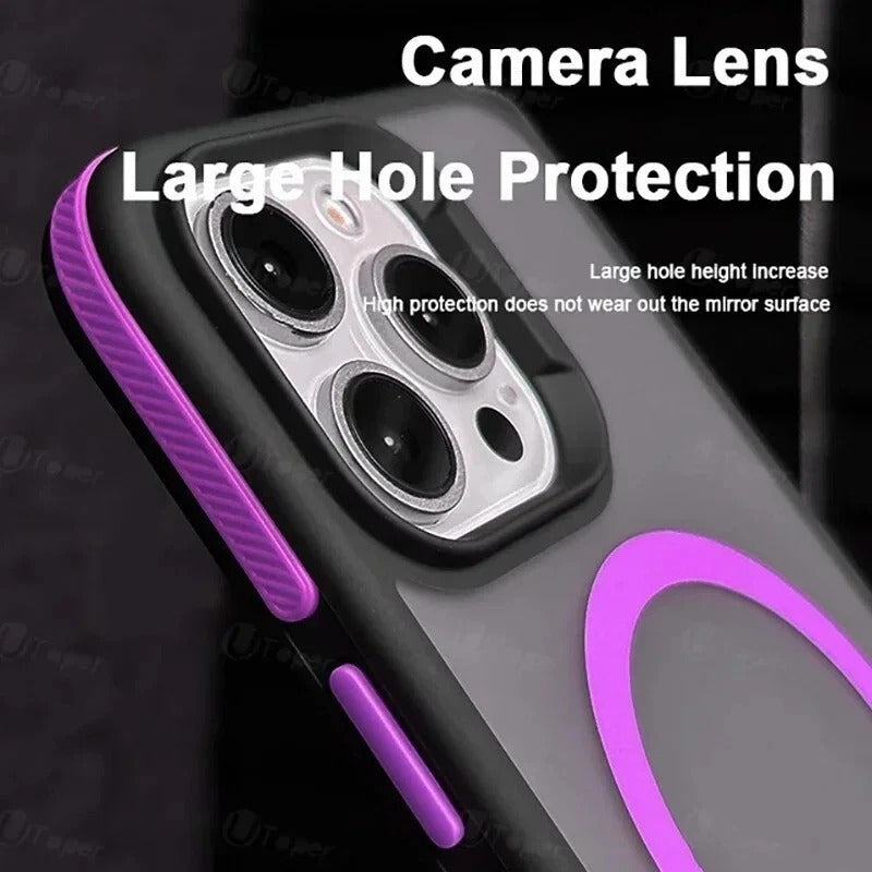 Magnetic iPhone Case Hard Cover