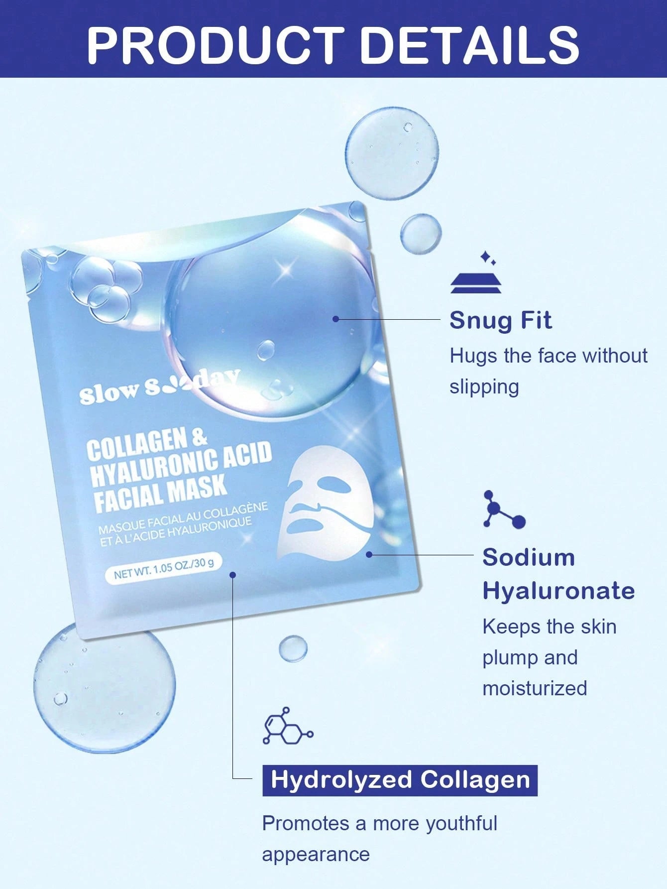 Collagen Hyaluronic Facial Mask