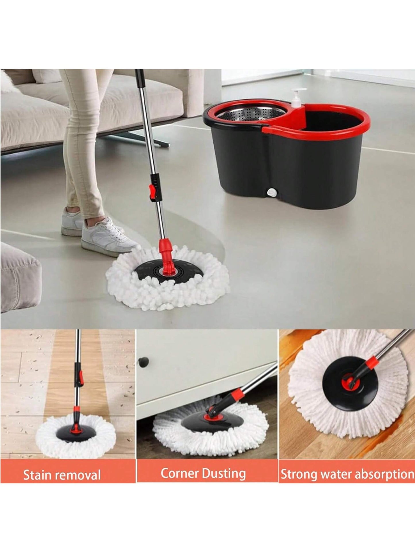 360° Spin Mop Bucket Set