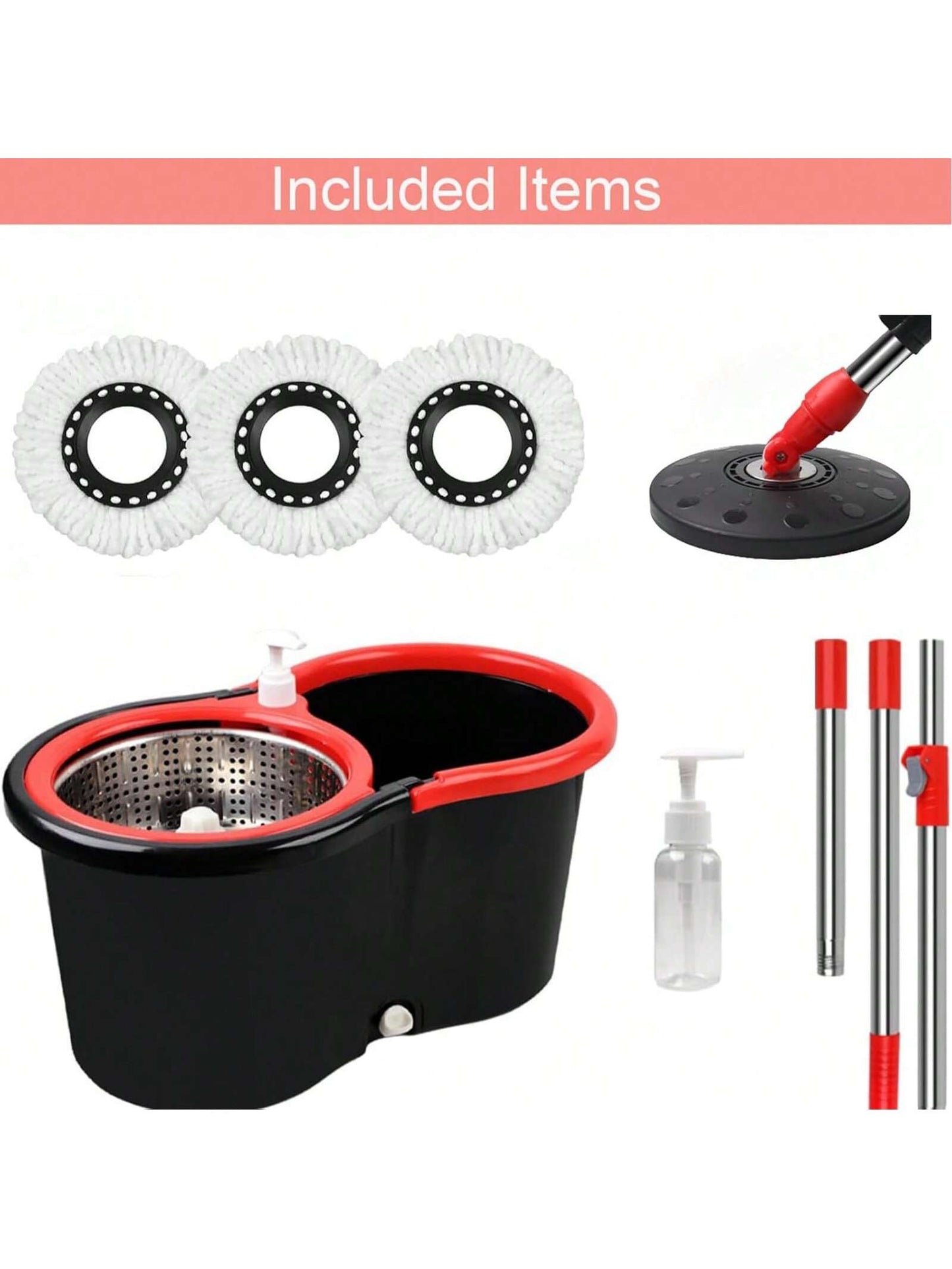 360° Spin Mop Bucket Set