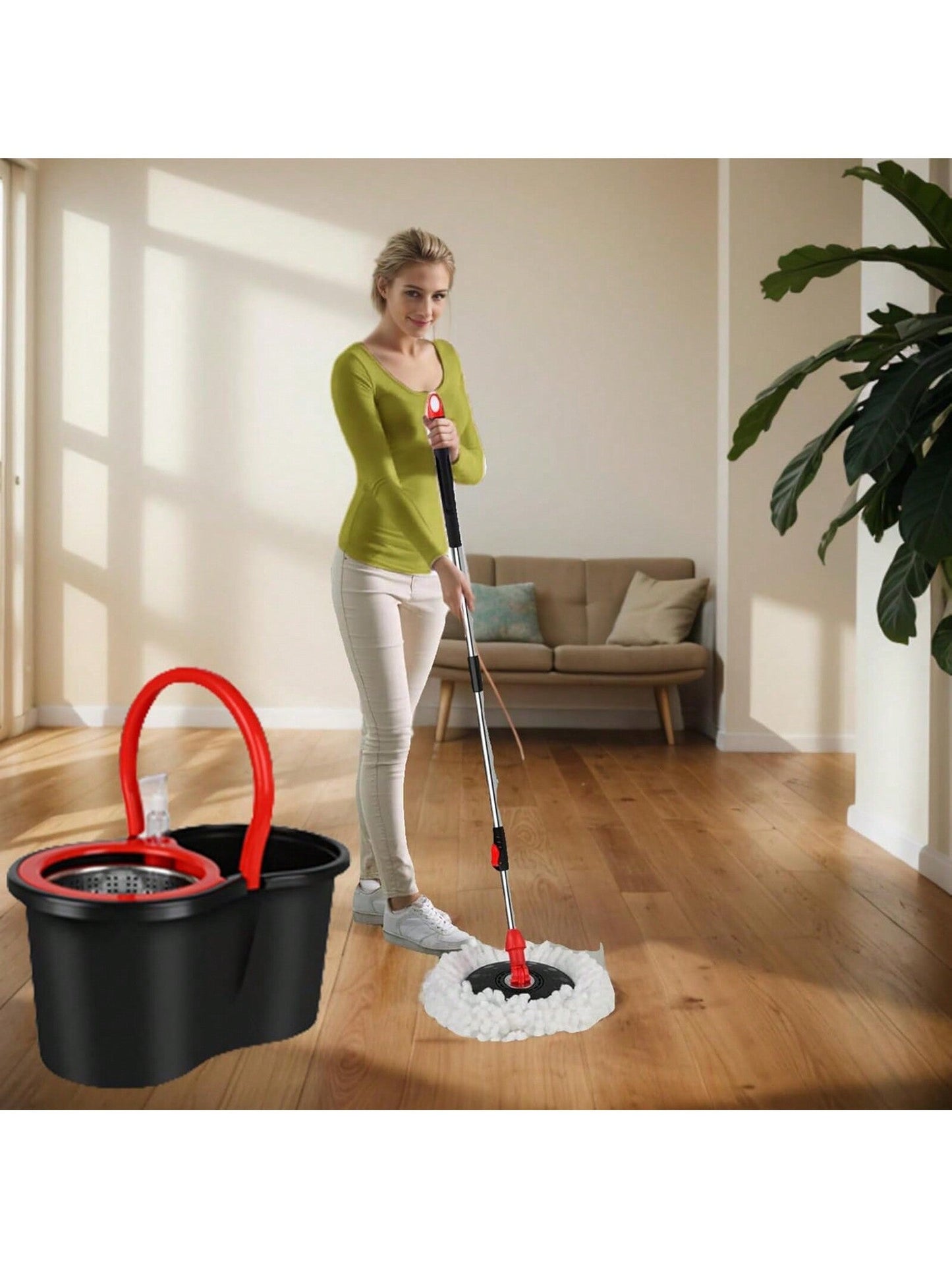 360° Spin Mop Bucket Set