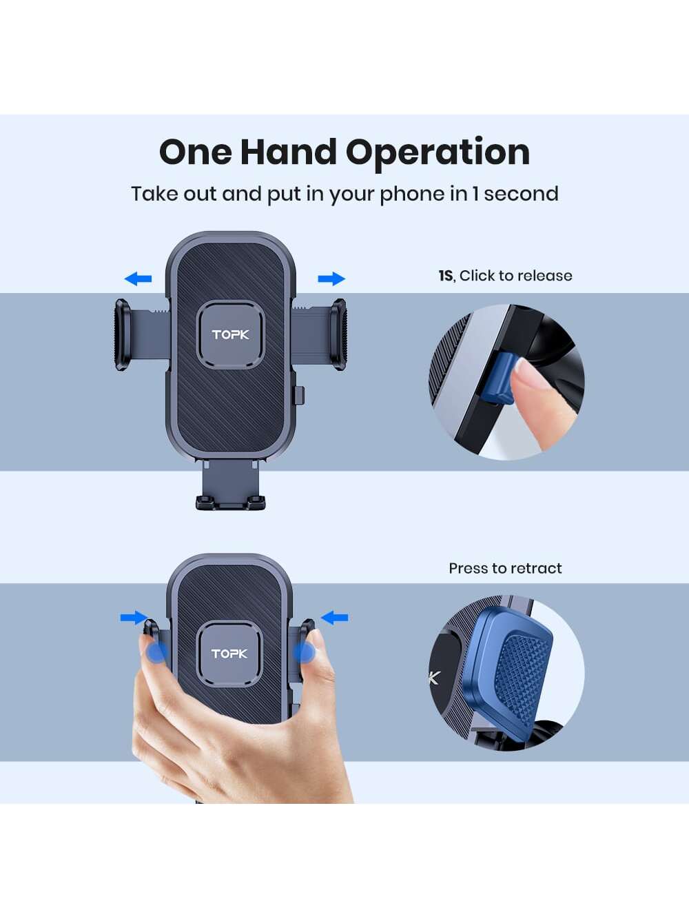 TOPK D38-C Car Phone Holder