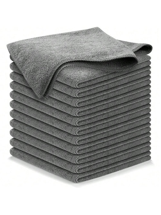 USANOOKS Grey Microfiber Cleaning Cloths