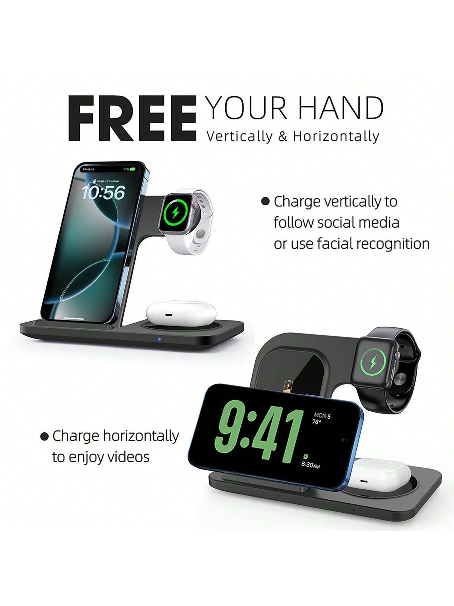 3-in-1 Wireless Charger Station