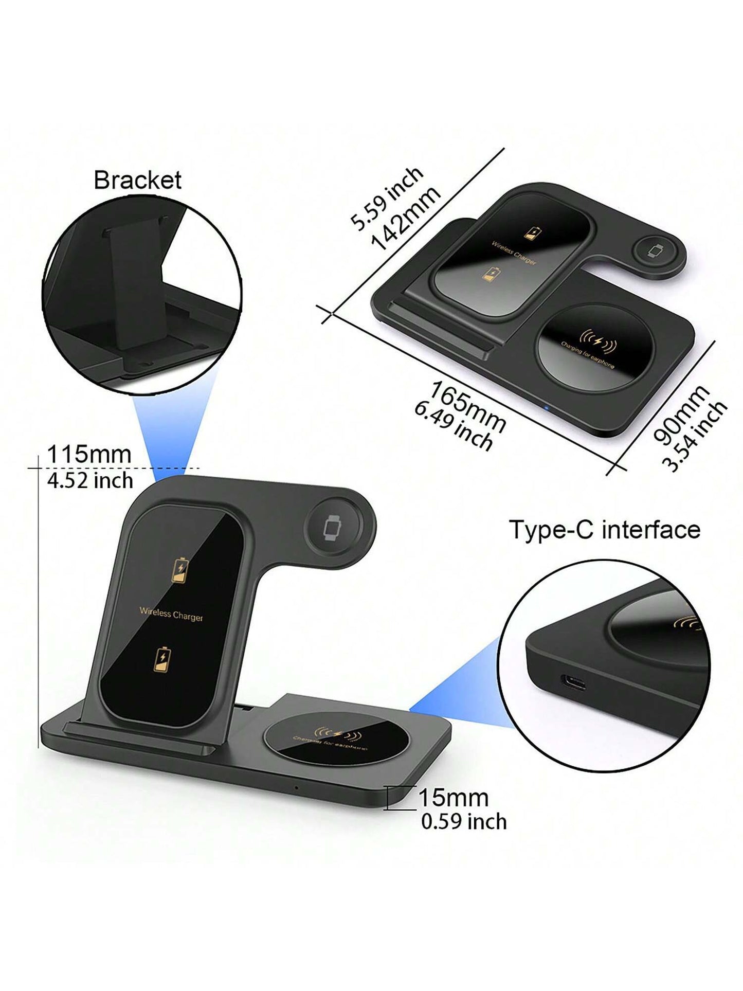 3-in-1 Wireless Charger Station