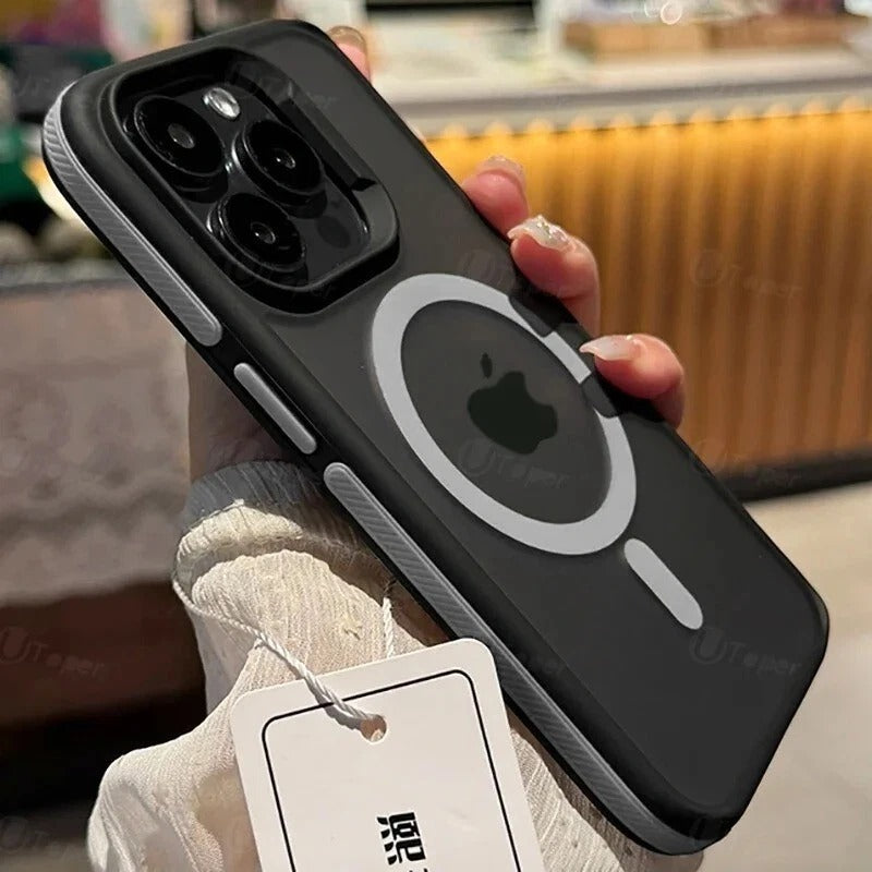 Magnetic iPhone Case Hard Cover