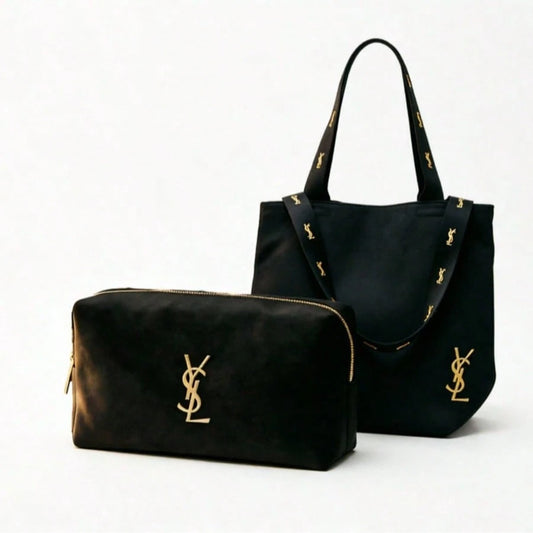 YSL Makeup Bag Canvas Tote