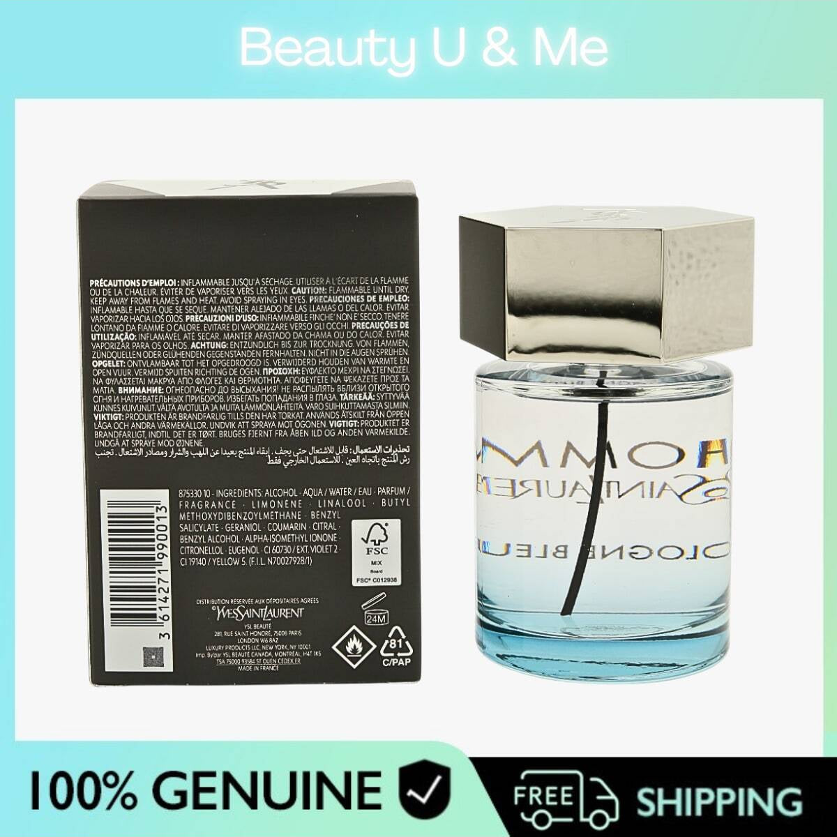 YSL L'Homme Cologne Bleue EDT