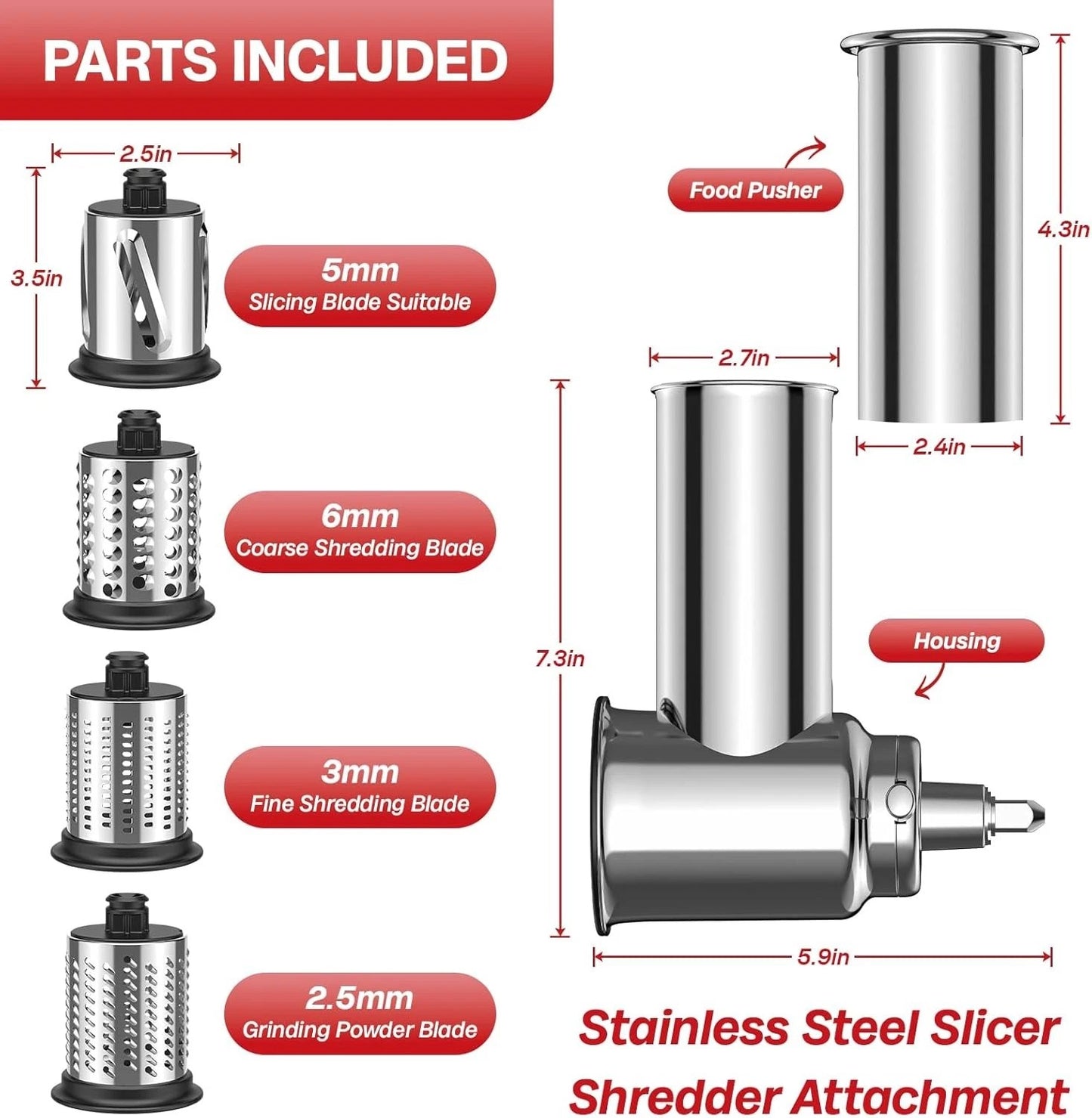 KitchenAid Slicer Shredder Attachment